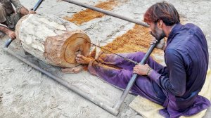 Замечательный процесс изготовления Деревянного Музыкального Барабана Дхол