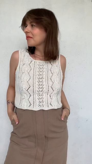 #вязаныйтоп #топспицами #хлопок #пряжадлявязания #летнийтоп #кроптоп #свитерспицами #крючком смотреть онлайн