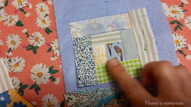 Лоскутный блок  Прихватка Домик или Избушка без курьи?