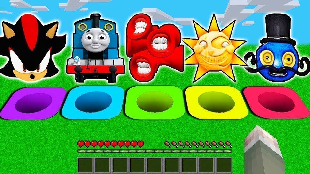 ВЫБЕРИ ПРАВИЛЬНУЮ КРУГЛУЮ ЯМУ ТОМАС СИРЕНОГОЛОВЫЙ СОНИК СОЛНЦЕ FNAF 9 ПАПА ДЛИННЫЕ НОГИ МАЙНКРАФТ смотреть онлайн