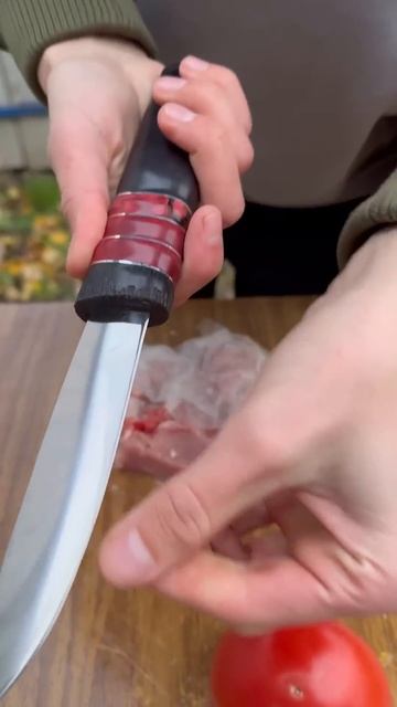 Якутский нож в деревянных ножнах из стали Х12МФ #топ #tops смотреть онлайн