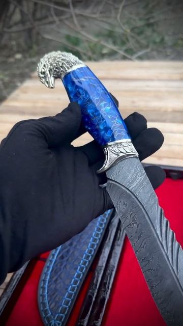 Кизлярский нож с дамасской стали смотреть онлайн