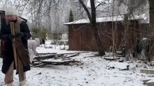 ЗИМНИЙ ДОМ ИЗ БЫТОВКИ