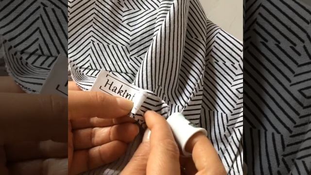 Как шить ярлик на одежду вручную смотреть онлайн