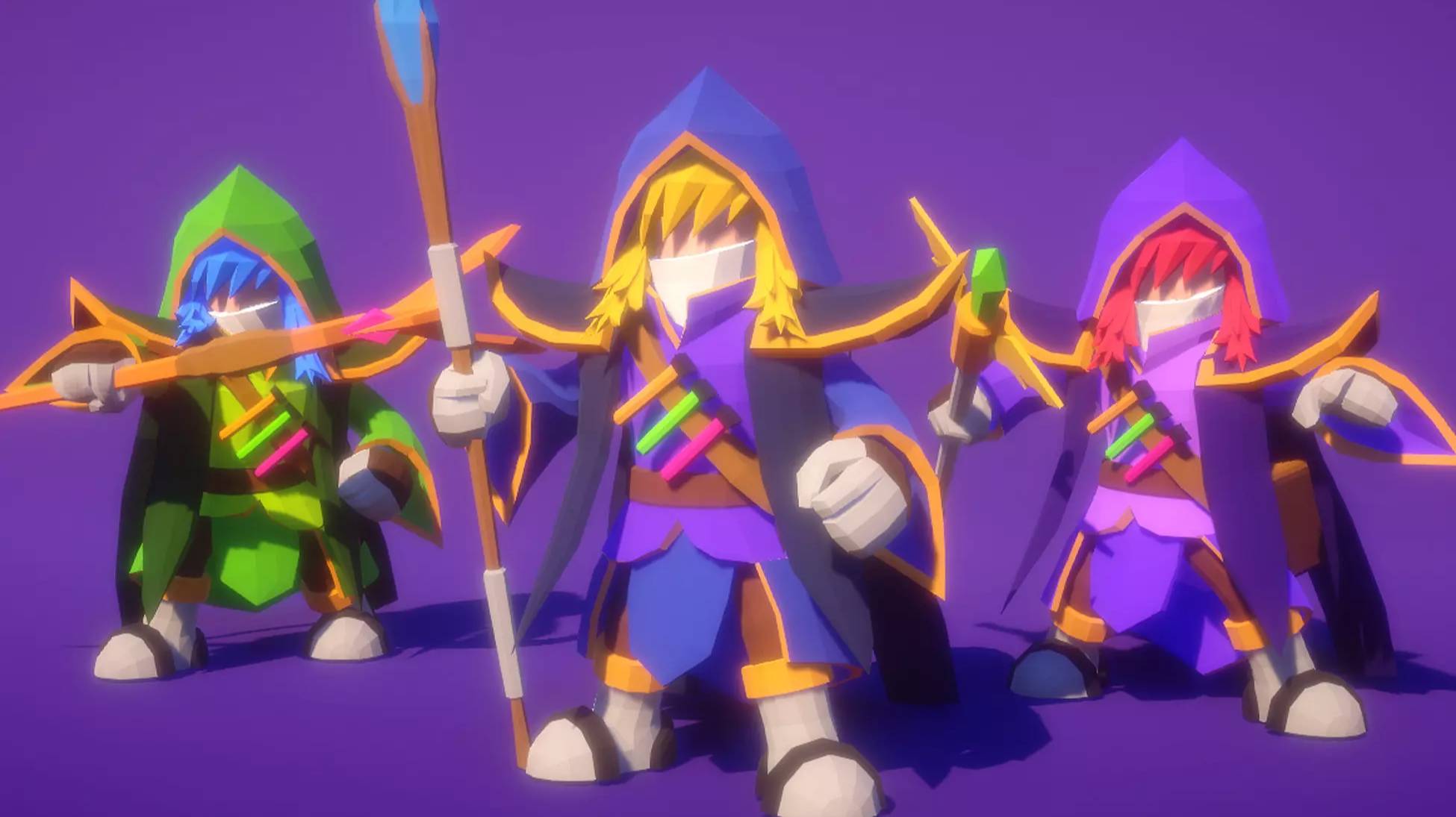 Asset Unity - Battle Wizard Poly Art смотреть онлайн