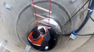 д. Ольхово. Как самому безопасно спуститься в колодец.