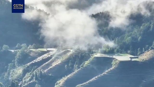 Живописные рисовые террасы в провинции Гуанси смотреть онлайн