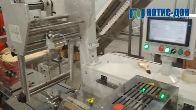 Упаковка конфет на МГУ-НОТИС