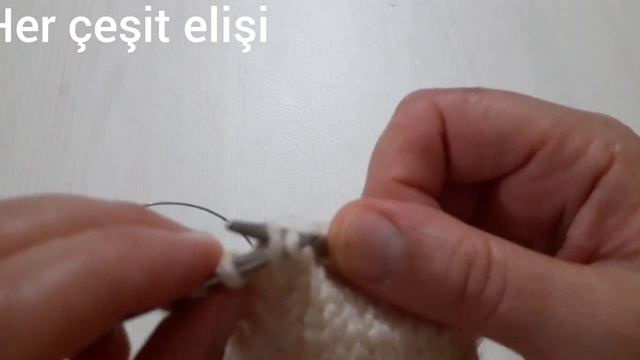 ÖRGÜ EKSİLTME TEKNİĞİ REGLAN KOL VE YAKA трикотажные рукава реглан и