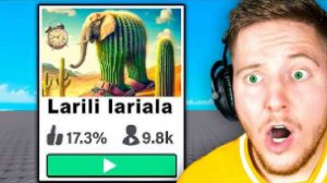 поззи играет в игры с  итальянскими животными в роблоксе.