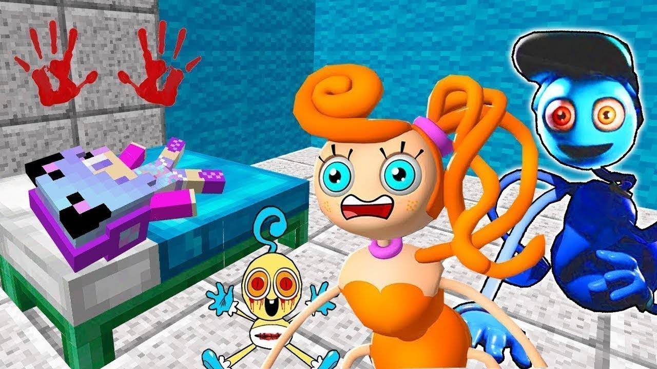 СЕМЬЯ ДЛИННЫЕ НОГИ СЪЕЛА ДОЧКУ КСЮШУ В МАЙНКРАФТ ХАГГИ ВАГГИ MINECRAFT смотреть онлайн