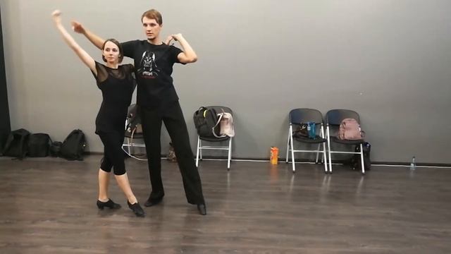 17.09 Хастл. Продолжающие. Вертолёт с выходом в раскрытие.