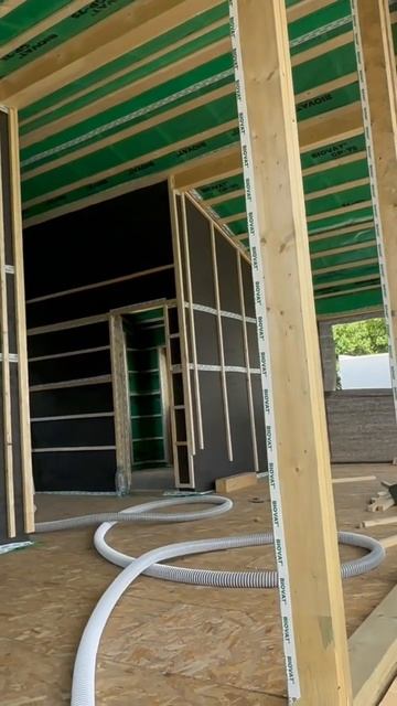 Задувание ватой каркасного дома на выставке малоэтаж? смотреть онлайн