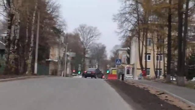 Бежецк. Едем по новой дороге, Первомайский смотреть онлайн