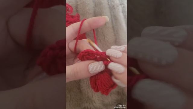 #crochet#knitting#вязание#обьемный цветок смотреть онлайн