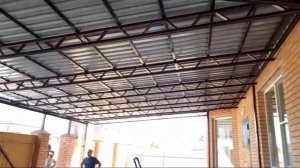 Навес к дому под ключ