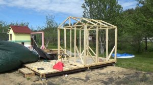 Навес для бассейна своими руками.