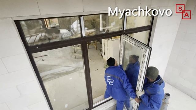 Монтаж окон и новый ПСУЛ в доме из газобетона в Раменс?