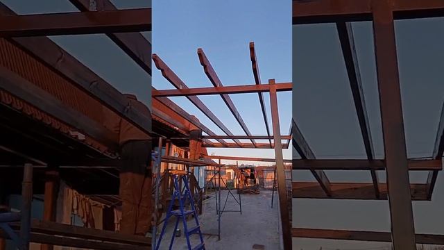 Декоративный навес из дерева. смотреть онлайн