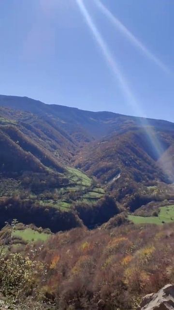 Вид с горы, на село Акка Табасаранский р-н республика Д