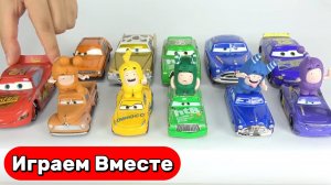 Машинки мультики 🚗 Игрушка-трансформер 🐝 Машинки из мультика Тачки ! Видео для детей