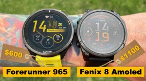Сравнение часов Garmin Fenix 8 и Forerunner 965 || Что лучше?