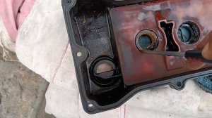 рамонт сальников крышки клапанов NISSAN