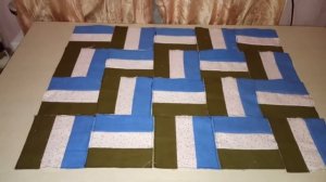 Коврик из лоскутков ткани _мастер класс радуга рукоделия (1)