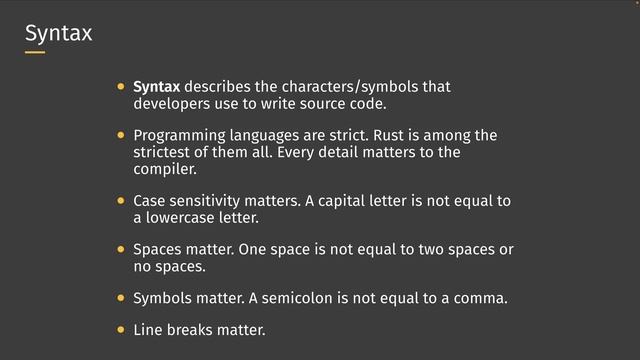 002. The Rust Compiler