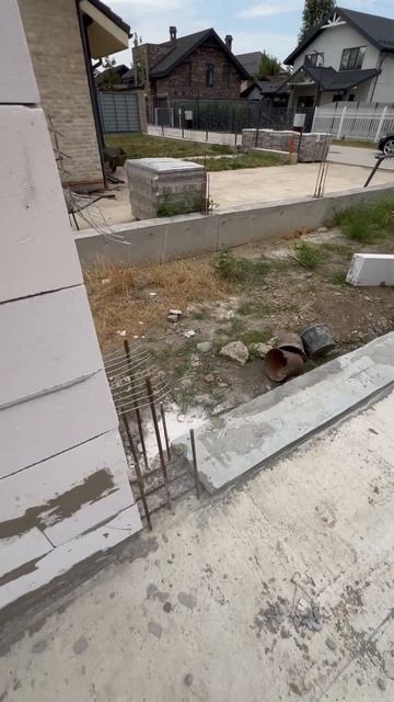 Раскладка первого ряда  газоблока Строительство двух?