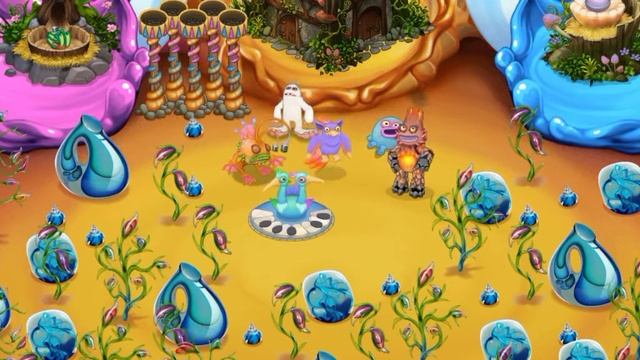 my singing monsters с Пердасём #12 Прокачиваю огненные острова! смотреть онлайн