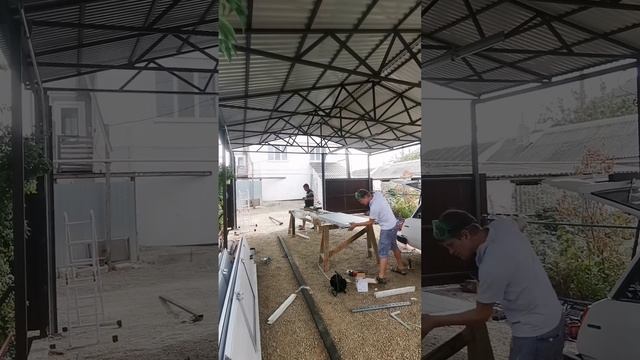 демонтаж и монтаж секционных ворот с подрезкой под ра смотреть онлайн