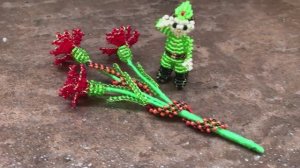 День Победы из бисера / фигурки из бисера ко Дню Победы / идеи из бисера / бисероплетение /