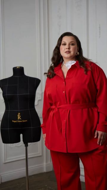 Шьем осенние образы для plus size по выкройкам из #журналв? смотреть онлайн