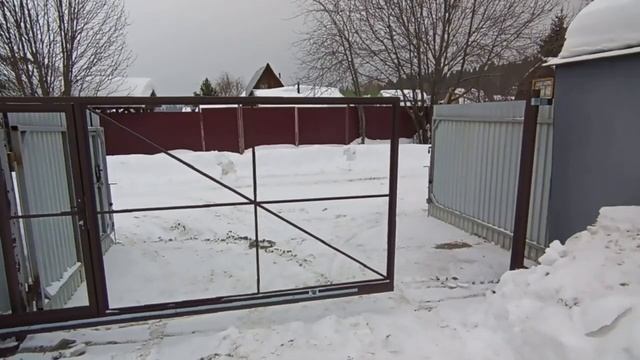 ОТКАТНЫЕ ВОРОТА НА БАЛКЕ ФУРНИТЕК СО ВСТРОЕННОЙ КАЛИТ смотреть онлайн