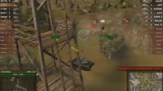 Рудники, AMX 13 90 на горе смотреть онлайн