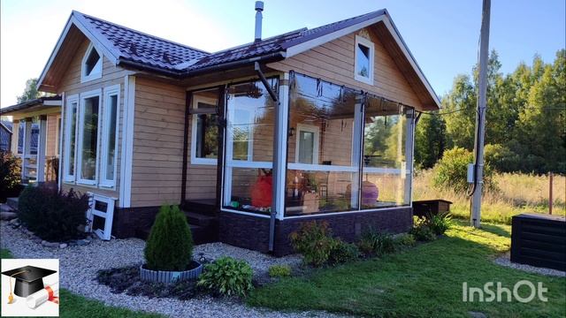 Веранда интересного дома