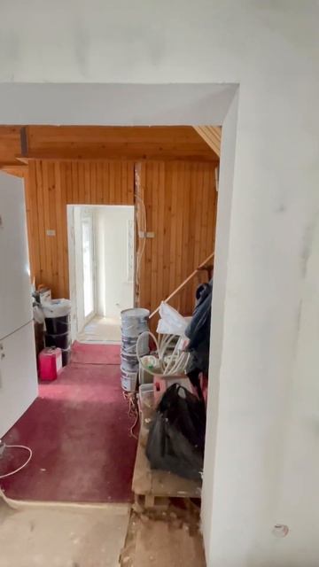 Шикарные обои 1989 года 🥳 и перегородка из ГКЛ