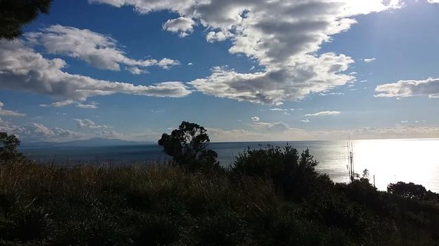 Вид на Салерно. Италия. 17.12.2017