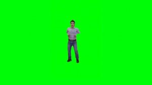 гигабайт танцует на зеленом фоне мем