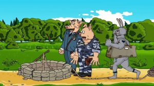 Анекдоты. Как Заяц в колодец упал