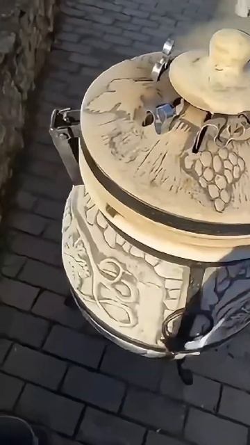 Овощи в тандыре, грибочки в тандыр. Картошка в тандыре.