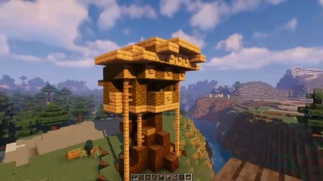 Tree House Minecraft 1.16 Building - Дом на Дереве в Майнкрафт 1.16 - Стро смотреть онлайн