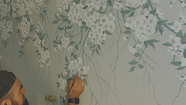 Художественная роспись стен в спальне смотреть онлайн