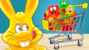 РОБОТ ПИСТОЛЕТ И КАК ЖЕЛЕЙНЫЙ ЗАЯЦ ХАРИТОН ЖЕЛЕЙНЫХ МЕДВЕДЕЙ ПОКУПАЛ