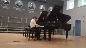 Д.Б.Кабалевский, Сонатина ля минор, I часть. Исполняет Брегадзе Пётр