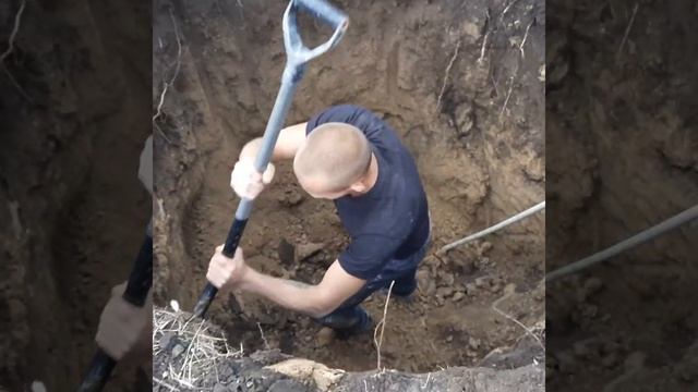 Септик с трудной доставкой колец #shorts