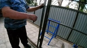 Изготовление откатных ворот с калиткой (вторая часть).