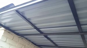 Навес к дому своими руками