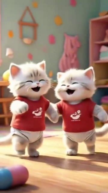 Когда у кота ритм в крови! Смотрите этот безумный денс-баттл 😹 смотреть онлайн